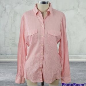 BANANA REPUBLIC Soft Wash Longsleeve Shirt Size Medium